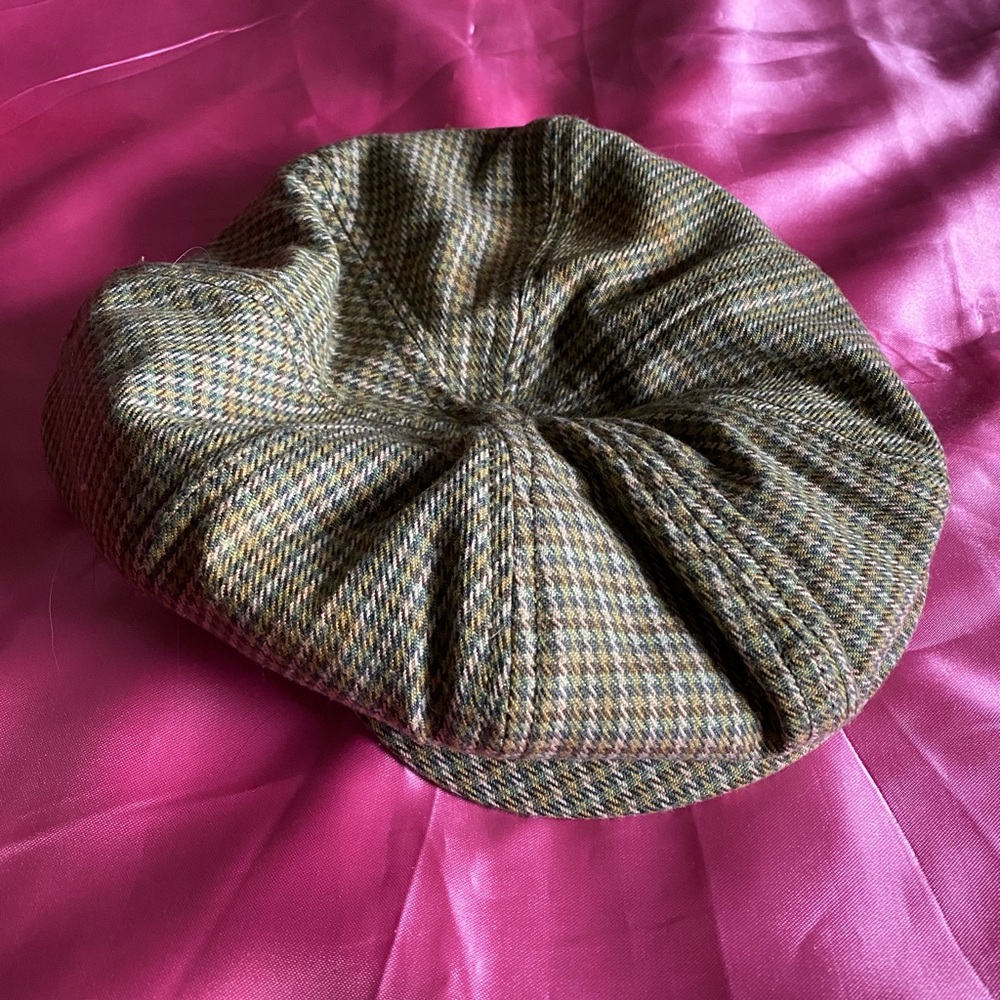 Plaid y2k hat